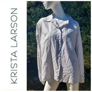 KRISTA LARSON button top